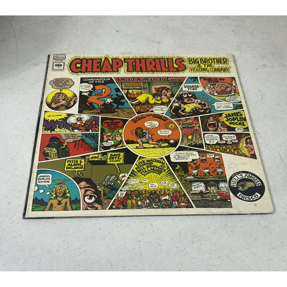 Big Brother & The Holding Company Cheap Thrills Janis Joplin Vinyl LP KCS 9700
